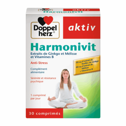 DOPPELHERZ-AKTIV-HARMONIVIT-ANTI-STRESS-30-GÉLULES-PARA-DU-BONHEUR-TUNISIE