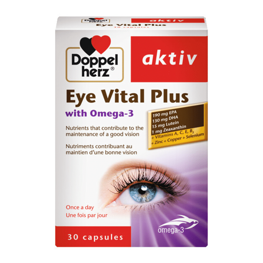 DOPPELHERZ AKTIV VITAL YEUX +OMÉGA 3 30 GÉLULES