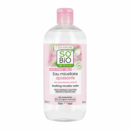 LEA-NATURE-SO'BIO-EAU-MICELLAIRE-APAISANTE-ALOE-VERA-&-ROSE-500ML-PARA-DU-BONHEUR-TUNISIE
