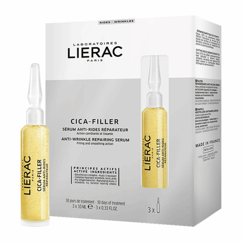 LIERAC-CICA-FILLER-SÉRUM-ANTI-RIDES-RÉPARATEUR-3-AMPOULES-x-10-ML-PARA-DU-BONHEUR-TUNISIE