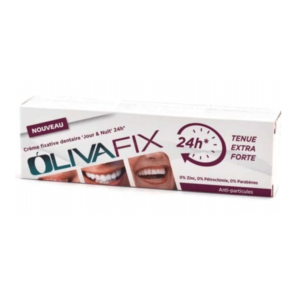 NEWN Tube Silca Olivafix Crème Adhésive Pour Prothèses Dentaires 40 g pour l'hygiène quotidienne en Tunisie