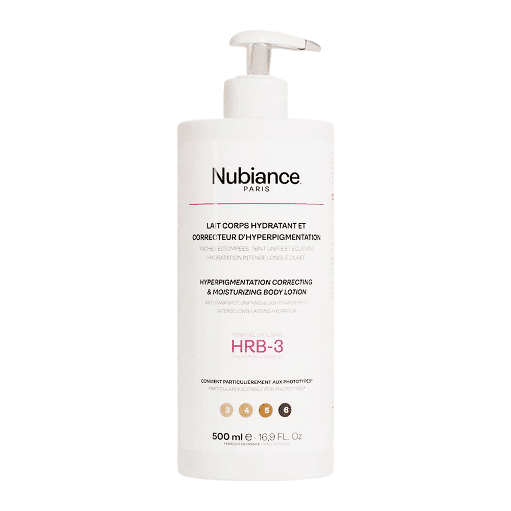 Nubiance HRB-3 - Lait de corps hydratant et correcteur d'hyperpigmentation - 500ml