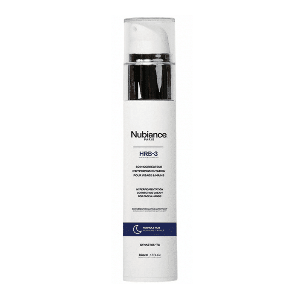 NUBIANCE Soin Correcteur d'Hyperpigmentation HRB-3, Crème Anti Tache Visage De Nuit