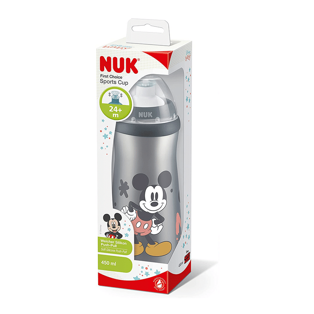 NUK Sports Tasse d’apprentissage Mickey Mouse 24M+ 450 ml