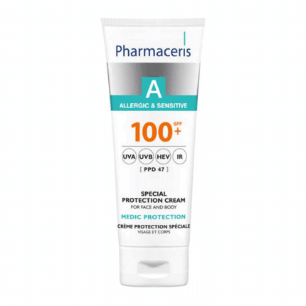 Tube PHARMACERIS A MEDIC PROTECTION SPF 100 crème visage corps 75ML peaux sensibles Tunisie