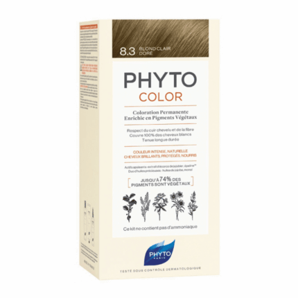 PHYTOCOLOR-COLORATION-PERMANENTE-BLOND-CLAIR-DORÉ-8.3---PARA-DU-BONHEUR-TUNISIE