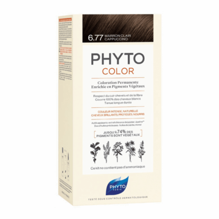 PHYTOCOLOR-COLORATION-PERMANENTE-MARRON-CLAIR-6.77-PARA-DU-BONHEUR-TUNISIE
