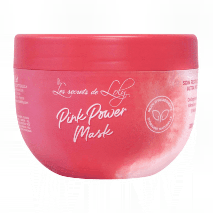 Les Secrets De Loly Pink Power Mask 300ml pour le soin des cheveux en Tunisie