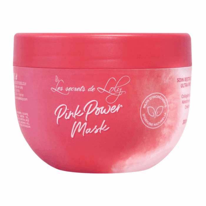 Les Secrets De Loly Pink Power Mask 300ml pour le soin des cheveux en Tunisie