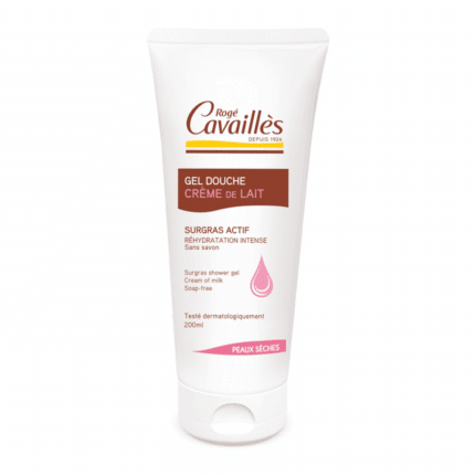 ROGÉ-CAVAILLÈS-CRÈME-DE-LAIT-GEL-DOUCHE-200ML-PARA-DU-BONHEUR-TUNISIE