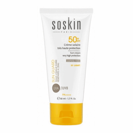 SOSKIN-CREME-SOLAIRE-TEINTEE-LIGHT-01-SPF50+-50-ML-PARA-DU-BONHEUR-TUNISIE