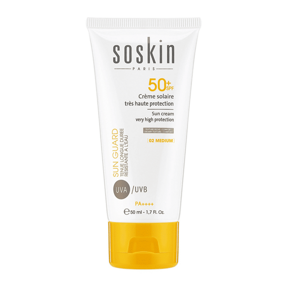 SOSKIN 02 CREME SOLAIRE TEINTEE MEDIUM SPF50+, 50 ml