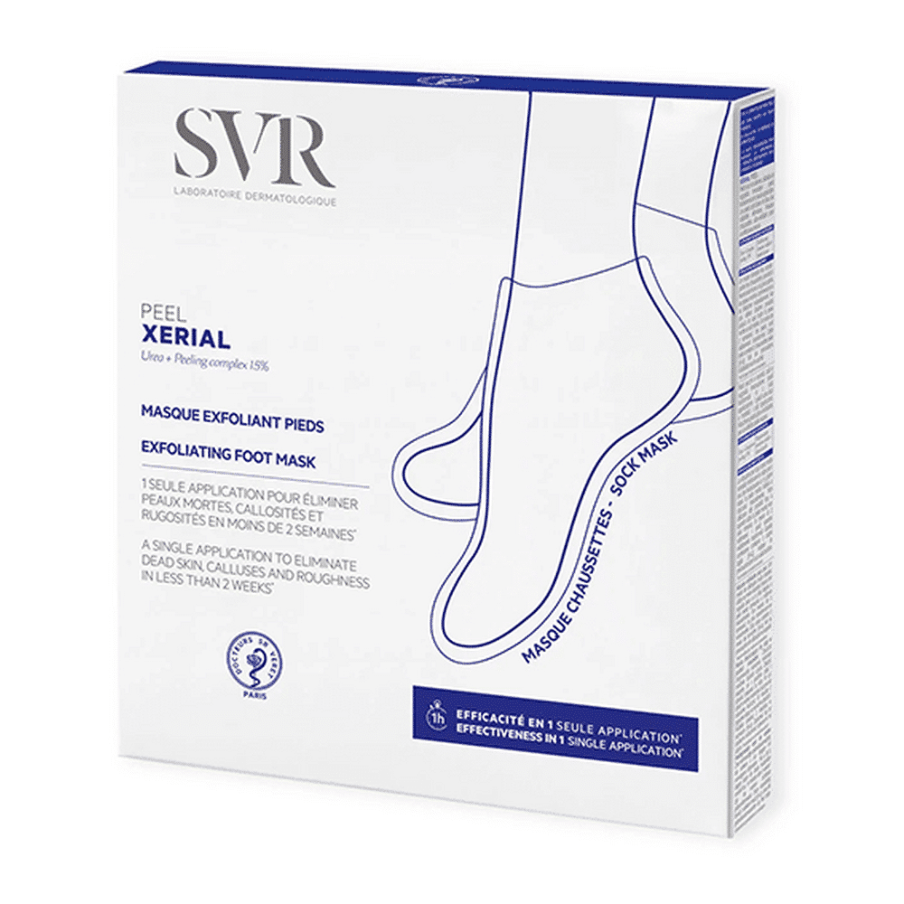Svr Xerial Peel Masque Pieds Boite De 2 Chaussettes