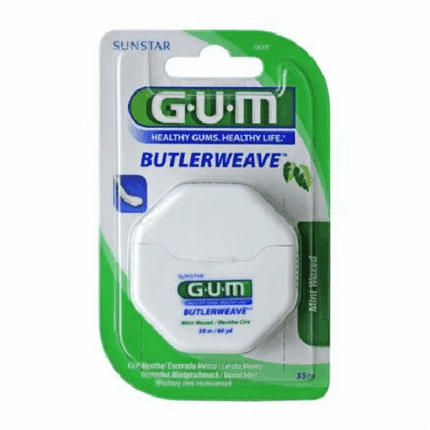 GUM Fil Dentaire Cire Menthol 54 8m 1855 pour l'hygiène quotidienne en Tunisie