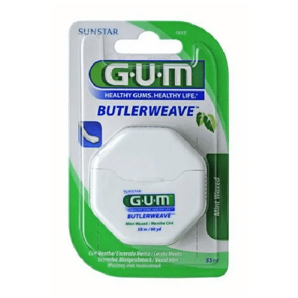 Sans titre GUM Fil Dentaire Cire Menthol 54 8m 1855 pour l'hygiène quotidienne en Tunisie