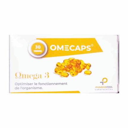 Boîte Omecaps OMEGA 3 30 Capsules complément alimentaire en Tunisie