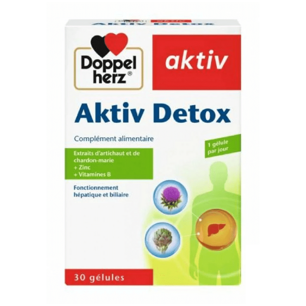 DOPPEL Herz Aktiv Detox ,30 Gélules