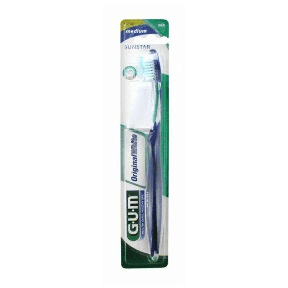 GUM BROSSE A DENTS ORIGINAL WHITE MEDIUM (563)