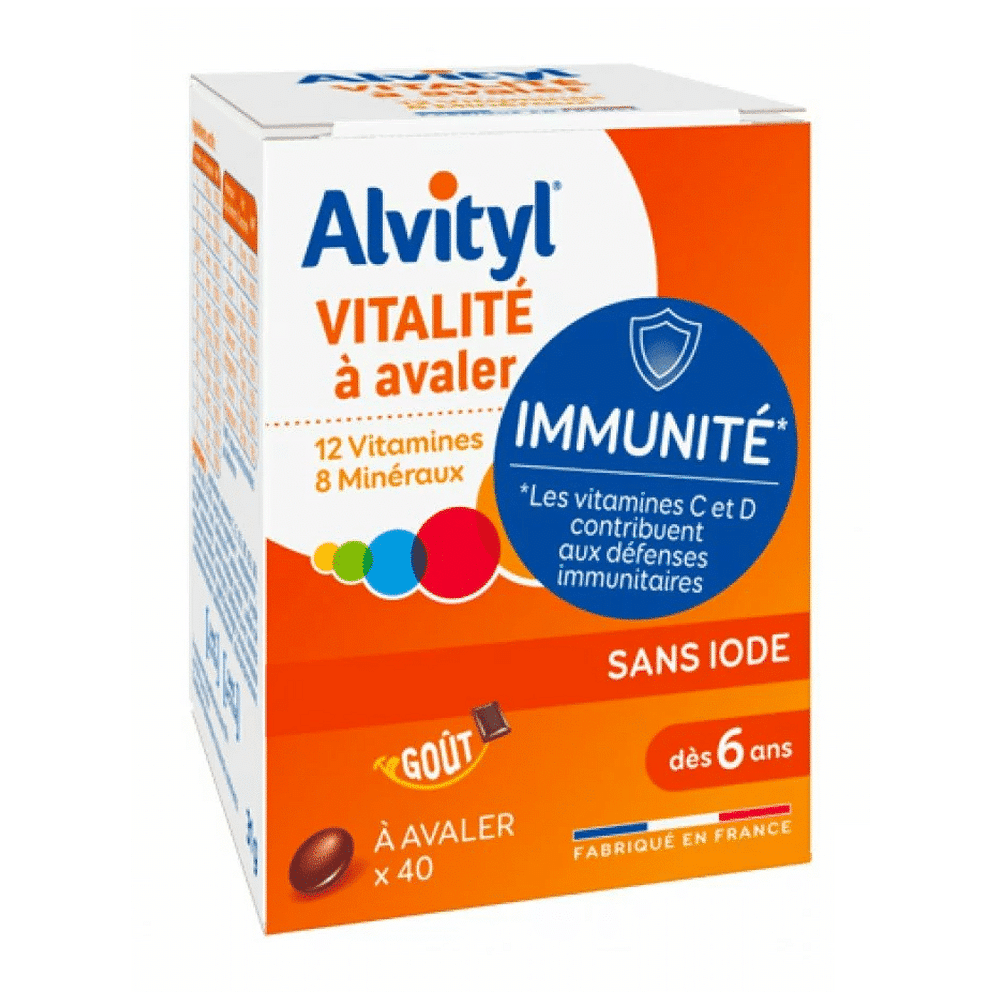 Alvityl Vitalité A Avaler 40 Comprimés
