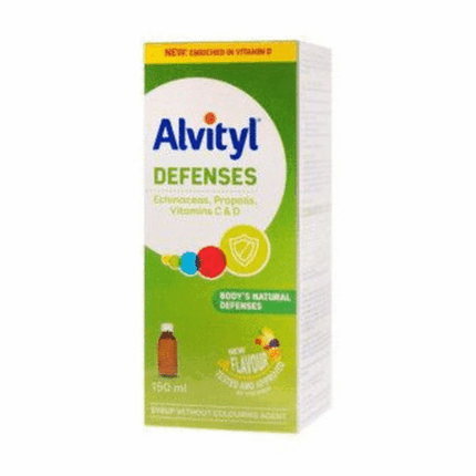 Flacon Alvityl défenses Sirop 150ml complément alimentaire en Tunisie