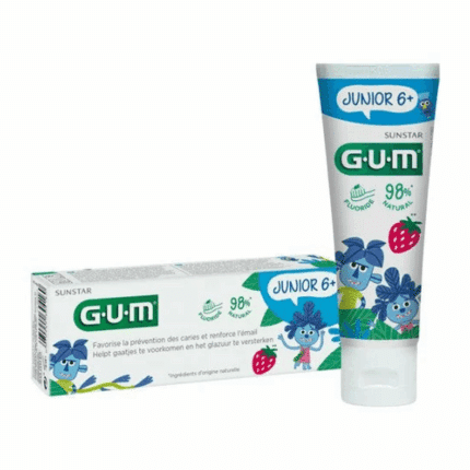 Tube GUM Junior Gel Dentifrice 6+ Ans 50ml pour l'hygiène quotidienne en Tunisie