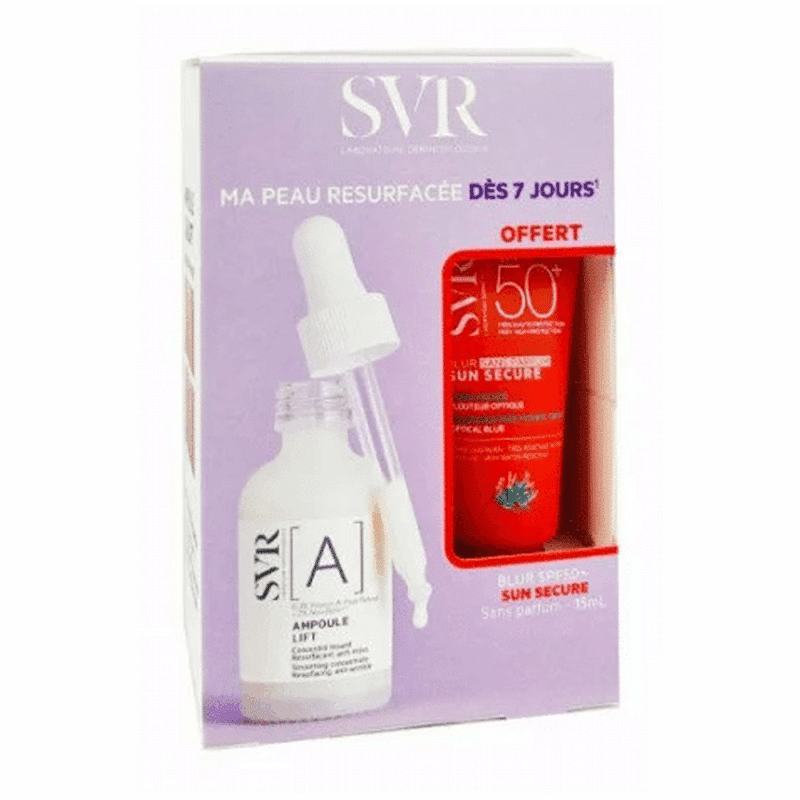 Boîte d'ampoules SVR Set Ampoule a pour le soin du visage en Tunisie