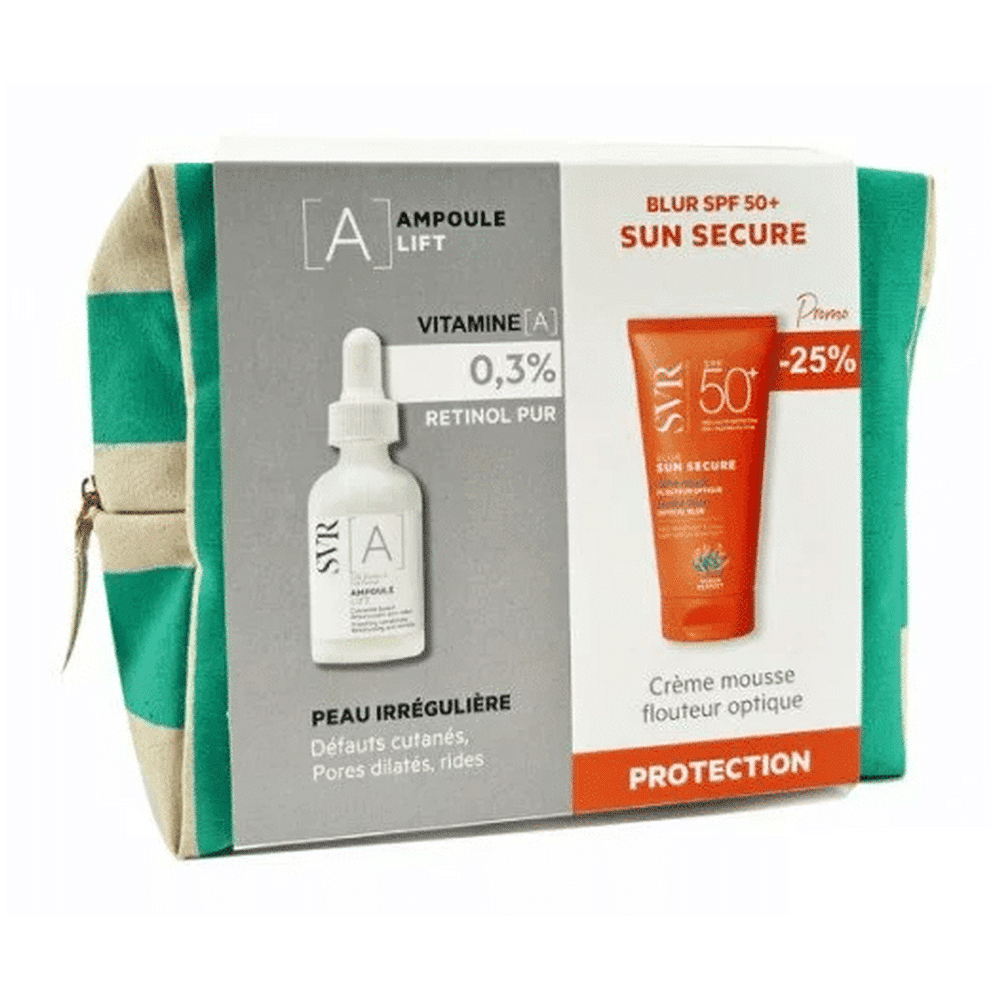 SVR TROUSSE AMPOULE A LIFT + SUN SECURE BLUR