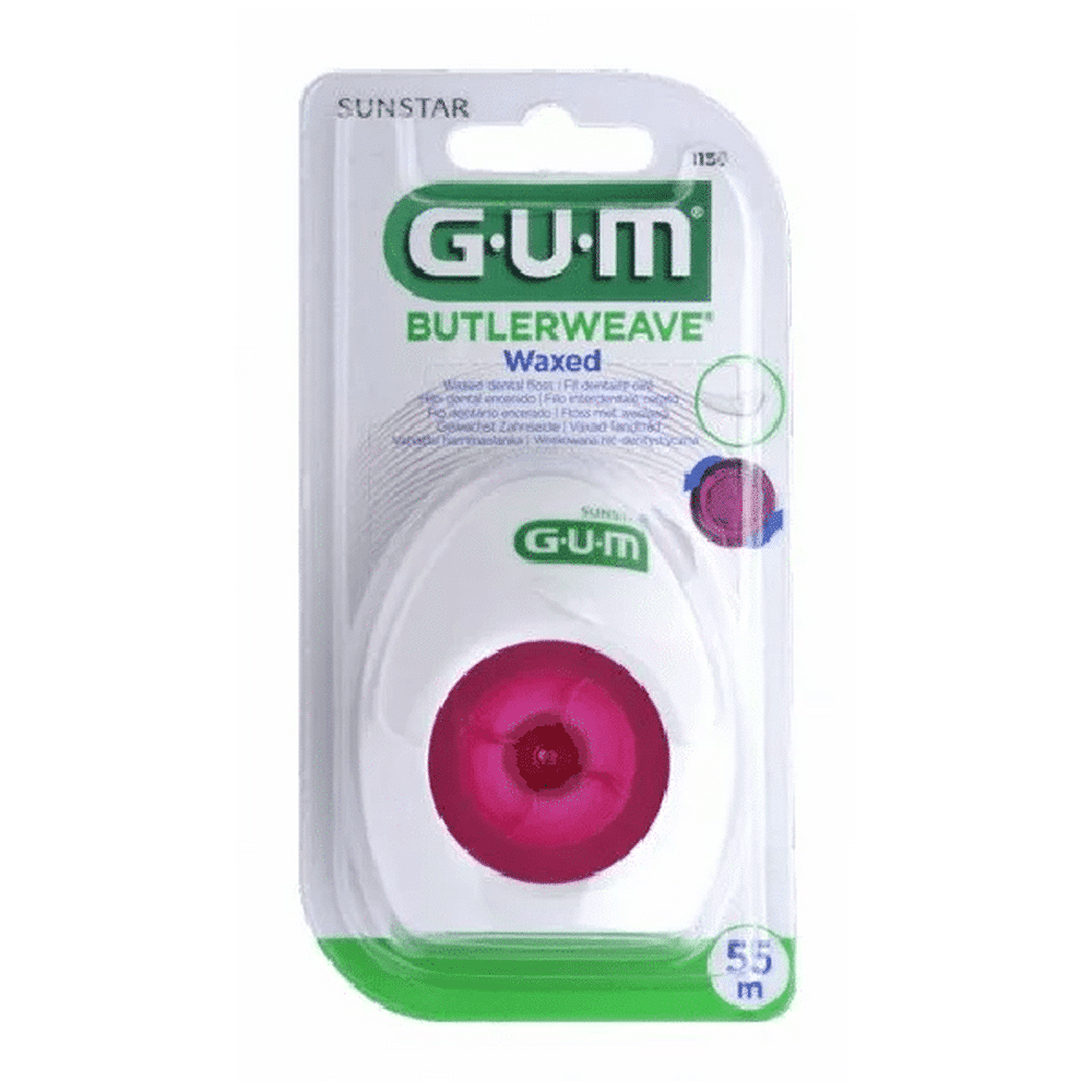 GUM Butlerweave 1155 Fil Dentaire Plat Ciré