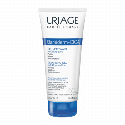 URIAGE-BARIÉDERM-CICA-GEL-NETTOYANT-AU-CUIVRE-ZINC-200-ML-PARA-DU-BONHEUR-TUNISIE