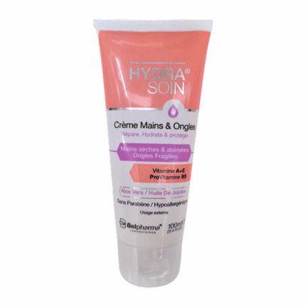 Tube Hydrasoin Crème mains et Ongles 100ml pour le soin du corps en Tunisie