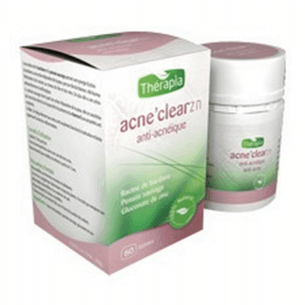 Boîte Therapia Acne’clear-zn 60 gélules complément alimentaire en Tunisie