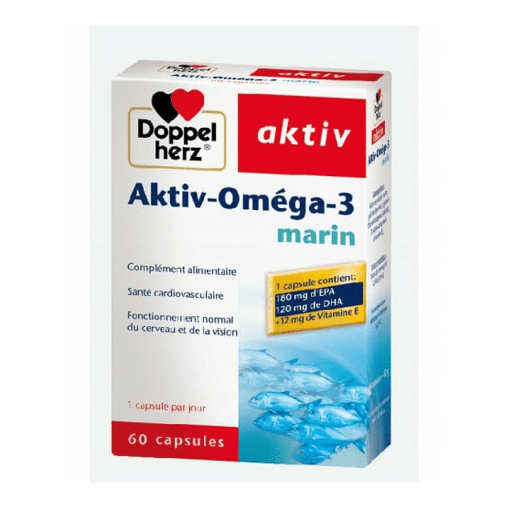 Doppelherz Aktiv Omega 3 Marin 60 Capsules