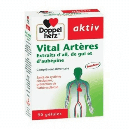 Boîte Doppelherz Aktiv Vital Arteres 90 gélules en Tunisie