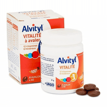 Alvityl Vitalite Vitamines+mineraux+oligo Bt/40 complément alimentaire en Tunisie
