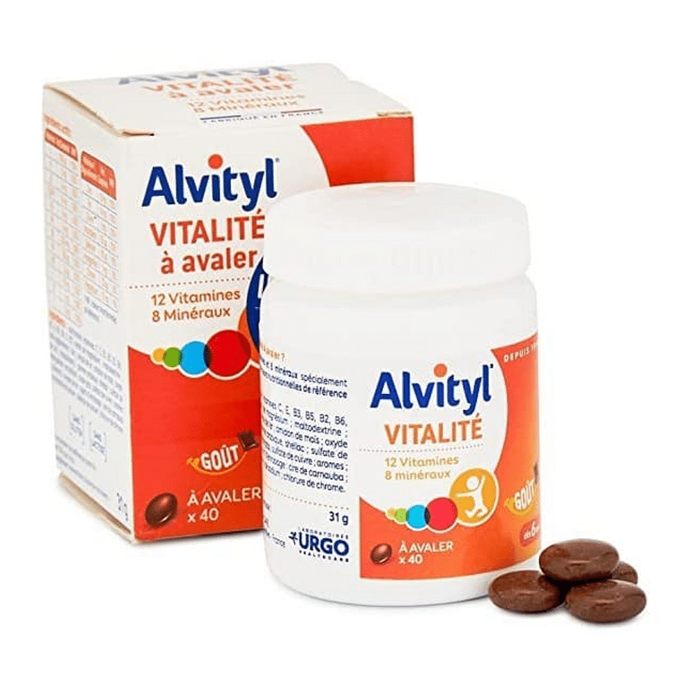 alvityl-vitalite-vitaminesminerauxoligo-bt40 Alvityl Vitalite Vitamines+mineraux+oligo Bt/40 complément alimentaire en Tunisie