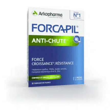 Boîte Arkopharma Forcapil Anti Chute Triple Action 30 comprimés en Tunisie