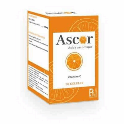 Boîte Biohealth Ascor Vitamine C 30 gélules complément alimentaire en Tunisie