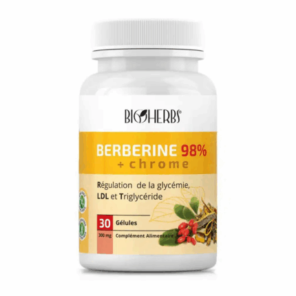 Bioherbs Berberine 98% + Chrome complément alimentaire en Tunisie