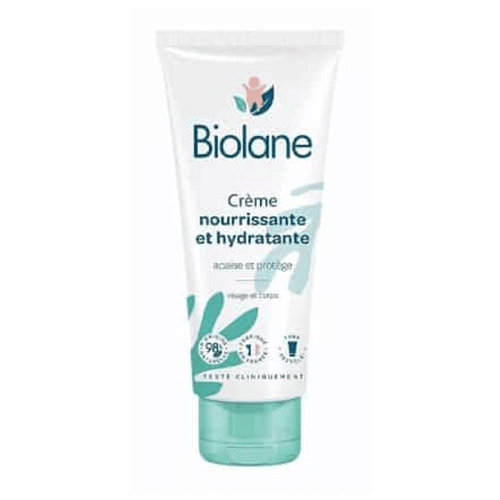 biolane-creme-nourrissante-et-hydratante-100ml Tube Biolane crème Nourrissante et Hydratante 100ml en Tunisie