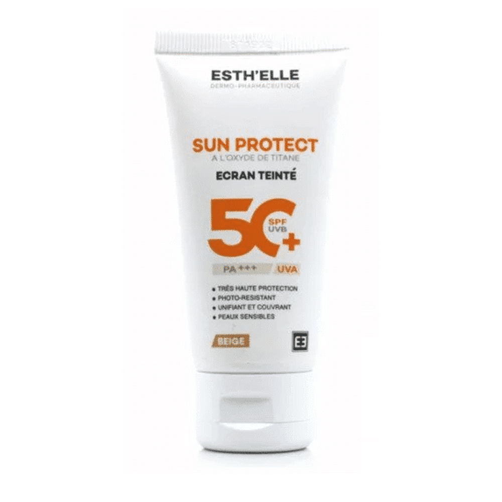 bonheur Esth’elle Sun Protect écran teinte Beige pour le soin du visage en Tunisie