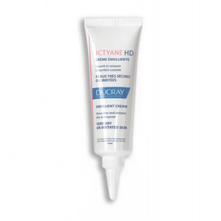 Tube Ducray Ictyane hd crème Emolliente 50ml pour le soin du visage en Tunisie