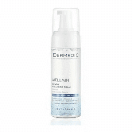 Flacon Dermedic Melumin Mousse Nettoyante Anti âge 170ml pour le soin du visage en Tunisie