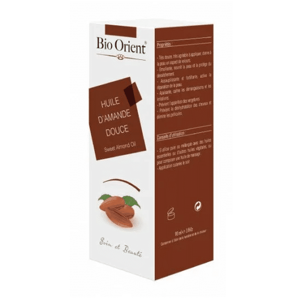 Bio Orient Huile d’amande Douce 90 ml (زيت اللوز الحلو)