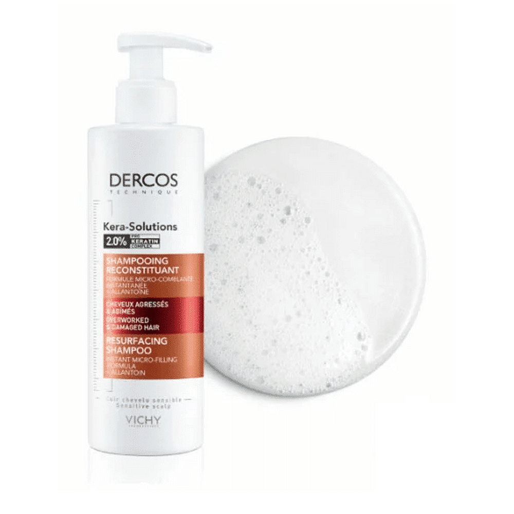 bonheur Flacon Vichy Dercos Kera Solutions Shampooing 250ml pour le soin des cheveux en Tunisie