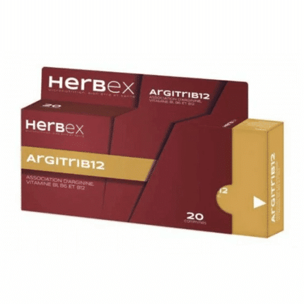 Boîte Herbex ArgitriB12 20 gélules complément alimentaire en Tunisie