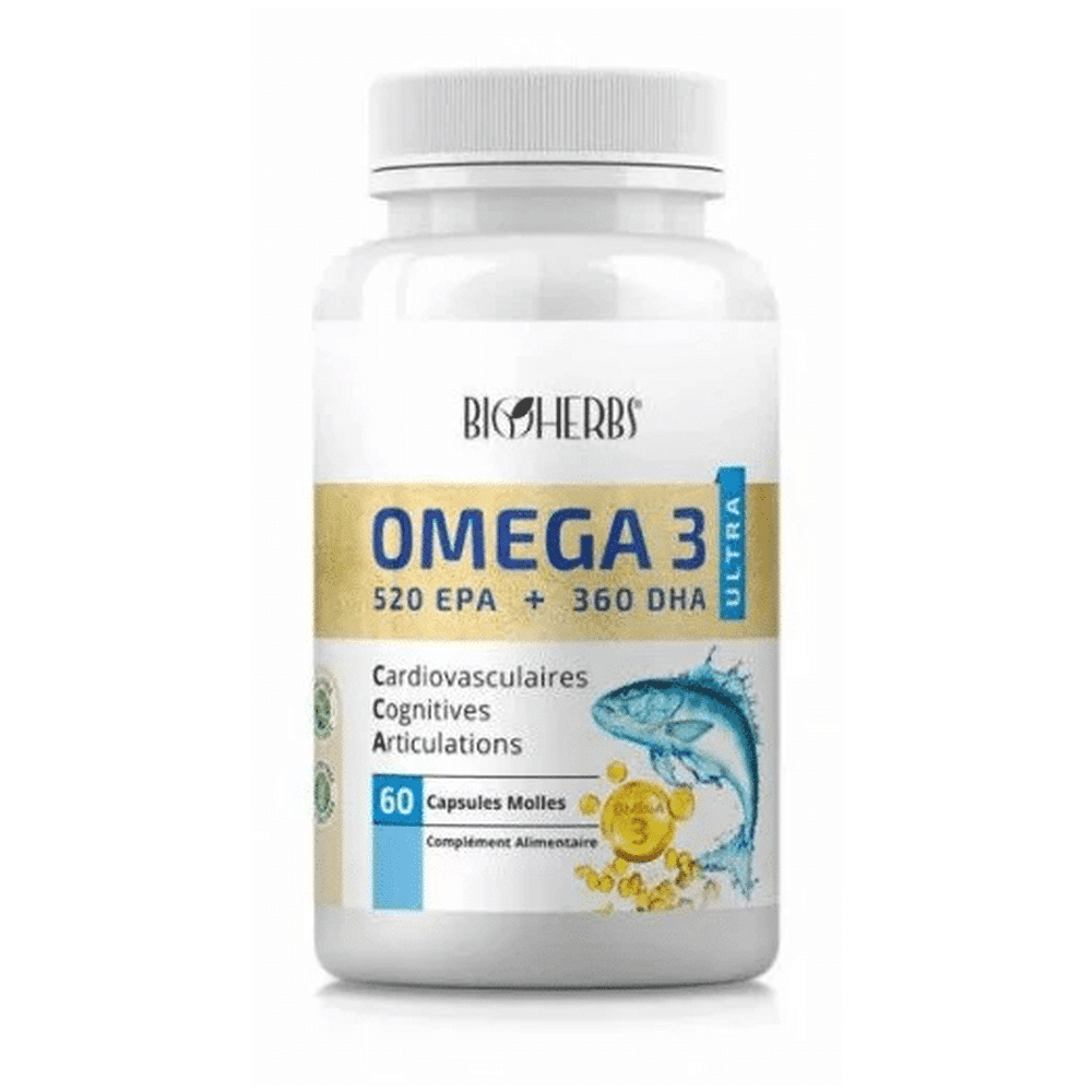 BIOHERBS OMEGA 3 ULTRA BT 60 CAPSULES MOLLES