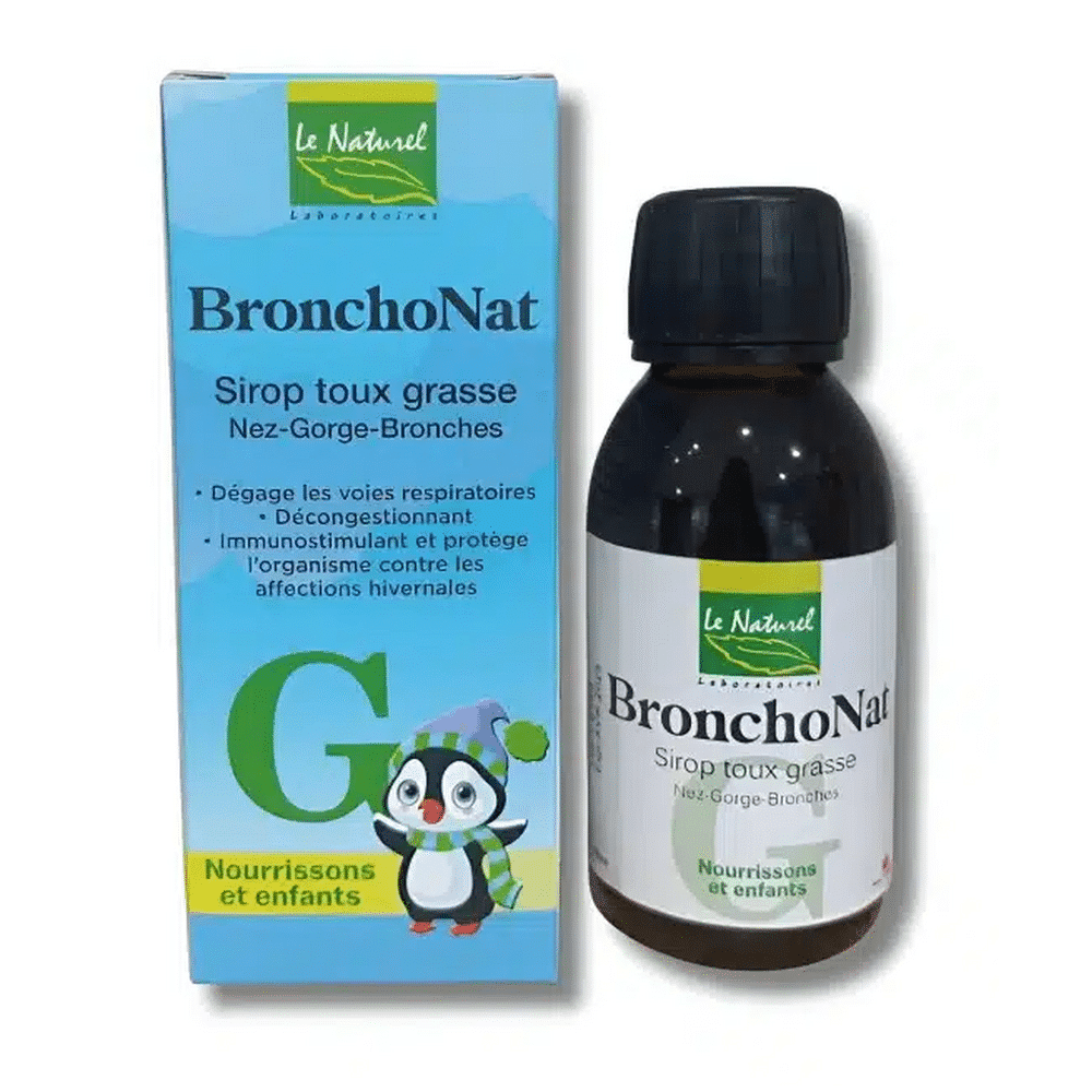 BRONCHONAT G – SIROP ENFANT TOUX GRAS 100 ML
