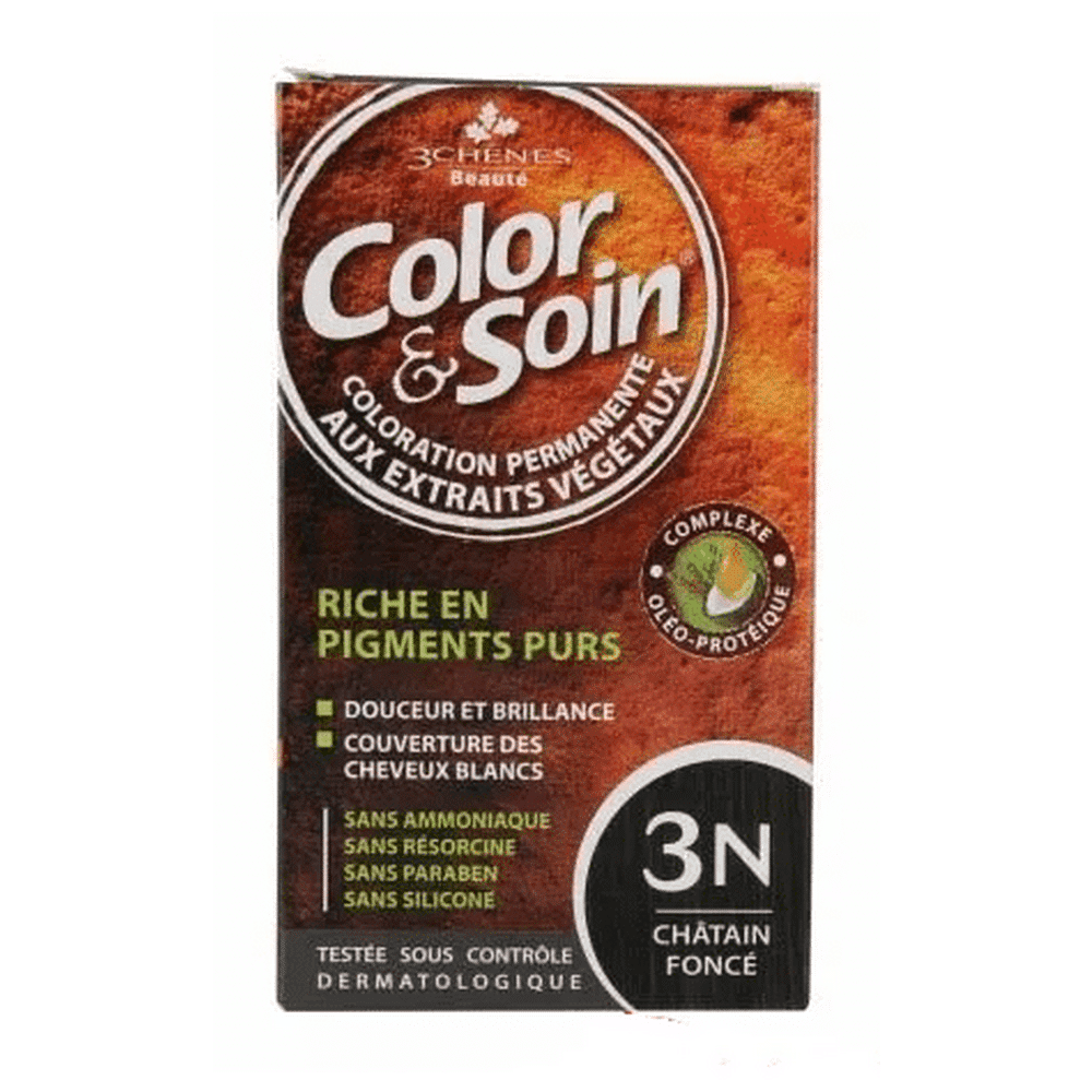 color-soin-coloration-chatain-fonce-3n 3 Chenes Color & Soin Coloration Chatain Fonce 3n en Tunisie