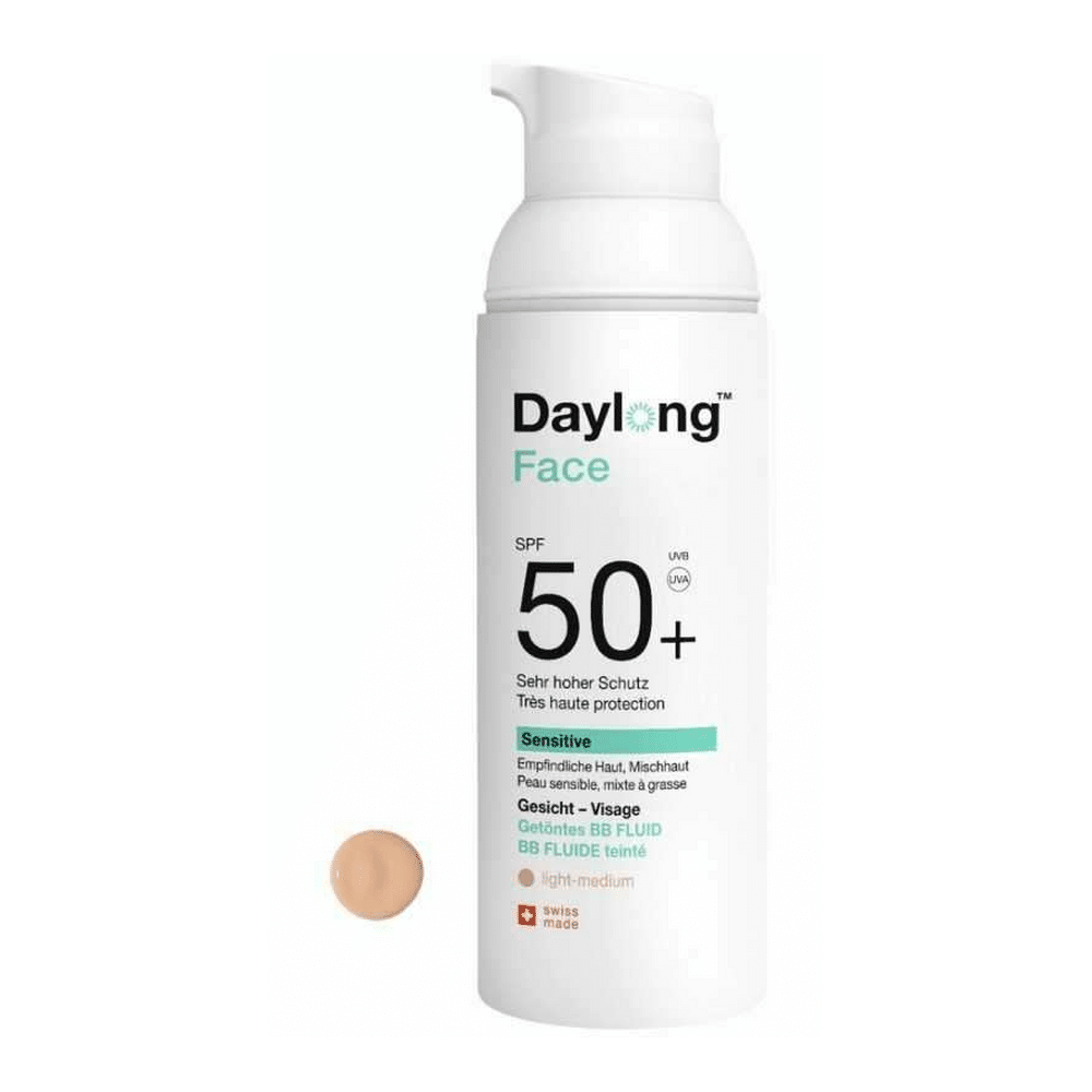 ECRAN SOLAIRE PEAU GRASSE SENSIBLE DAYLONG SENSITIVE FLUIDE REGULATEUR TEINTE SPF50+ 50ML