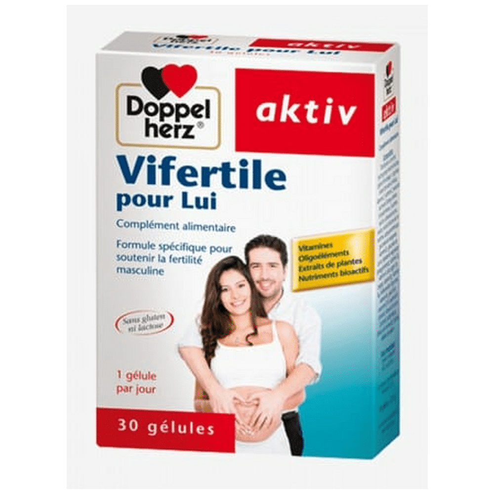COMPLEMENT ALIMENTAIRE FERTILITE DOPPELHERZ AKTIV VIFERTILE POUR LUI 30 GELULES